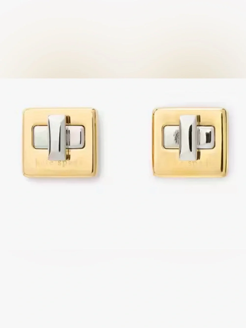 Kate Spade Phoebe Turnlock Studs - Picture 1 of 2